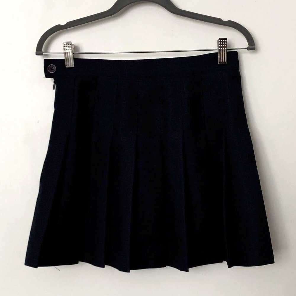 american apparel mini skirt pleated school NWOT